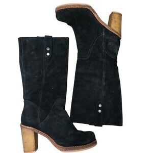 UGG WOMENS LEATHER 3214 JOSIE BOOTS SHOES  size EU-40 UK-7.5 USA-9